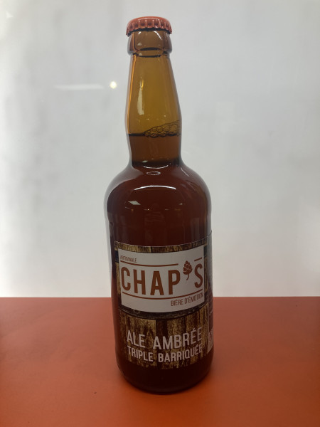 Bière Ambrée Triple Barrique Brasserie CHAP'S